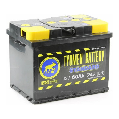 АКБ Тюмень 6СТ-62 12В L STANDART