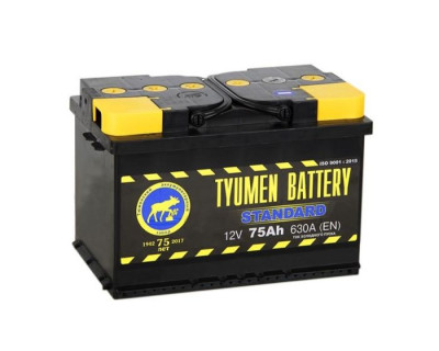 АКБ Тюмень 6СТ-75 12В L STANDART